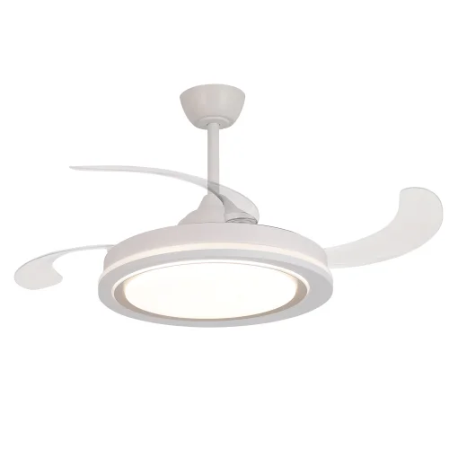 VENTILATORE DA SOFFITTO LED 48W REGOLABILE 4 PALE PIEGHEVOLI HANOI