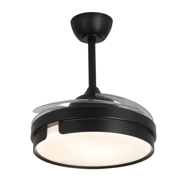 VENTILATORE DA SOFFITTO LED 38W REGOLABILE 4 PALE PLIABILI NASHVILLE VENTILATORE DA SOFFITTO LED 38W REGOLABILE 4 PALE PLIABILI NASHVILLE