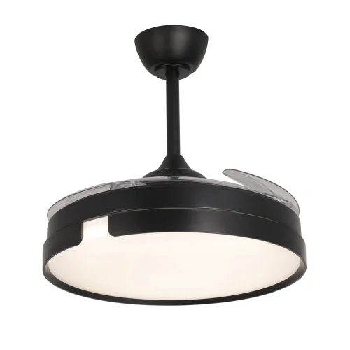 VENTILATORE DA SOFFITTO LED 48W REGOLABILE 4 PALE PIEGHEVOLI NASHVILLE