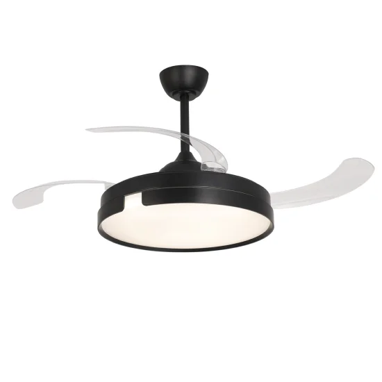 VENTILATORE DA SOFFITTO LED 48W REGOLABILE 4 PALE PIEGHEVOLI NASHVILLE
