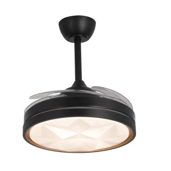 VENTILATORE DA SOFFITTO LED 38W REGOLABILE 4 PALE PIEGHEVOLI WELLINGTON VENTILATORE DA SOFFITTO LED 38W REGOLABILE 4 PALE PIEGHEVOLI WELLINGTON