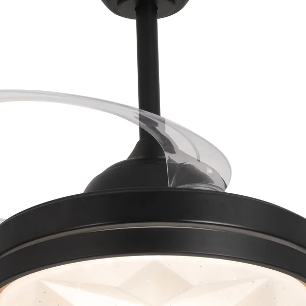 VENTILATORE DA SOFFITTO LED 38W REGOLABILE 4 PALE PIEGHEVOLI WELLINGTON VENTILATORE DA SOFFITTO LED 38W REGOLABILE 4 PALE PIEGHEVOLI WELLINGTON