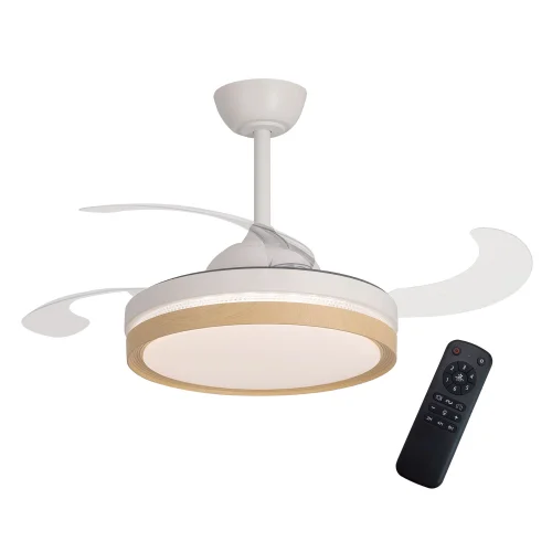 VENTILATORE DA SOFFITTO LED 38W REGOLABILE 4 PALE PIEGHEVOLI TUCSON VENTILATORE DA SOFFITTO LED 38W REGOLABILE 4 PALE PIEGHEVOLI TUCSON