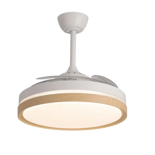 VENTILATORE A SOFFITTO LED 48W REGOLABILE 4 PALE PIEGHEVOLI TUCSON