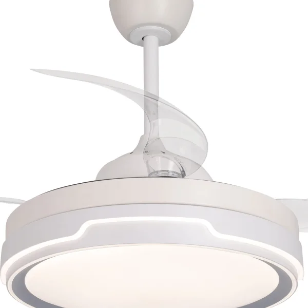 VENTILATORE DA SOFFITTO LED 35W REGOLABILE 4 PALE RETRATTILI CHARLESTON VENTILATORE DA SOFFITTO LED 35W REGOLABILE 4 PALE RETRATTILI CHARLESTON