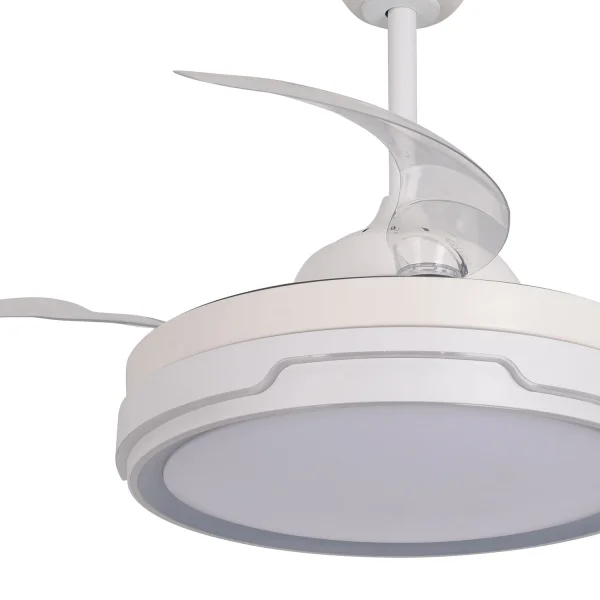 VENTILATORE DA SOFFITTO LED 35W REGOLABILE 4 PALE RETRATTILI CHARLESTON VENTILATORE DA SOFFITTO LED 35W REGOLABILE 4 PALE RETRATTILI CHARLESTON