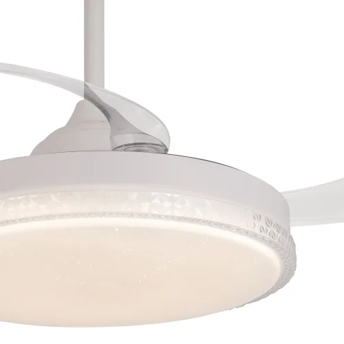 VENTILATORE DA SOFFITTO LED 48W REGOLABILE 4 PALE RETRATTILI PRAGA VENTILATORE DA SOFFITTO LED 48W REGOLABILE 4 PALE RETRATTILI PRAGA