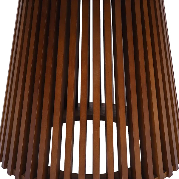 TAVOLO DA PRANZO ROTONDO IN LEGNO DI NOCE Ø120 CM NEREA