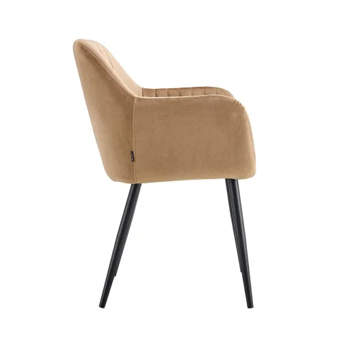 POLTRONA BORIS SABBIA GAMBE NERE