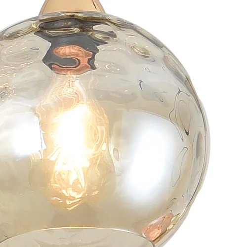 LAMPADARIO A SOSPENSIONE 1 LUCE TULIPANO AMBRA NERIUM