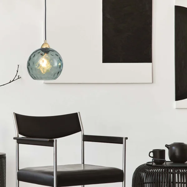 LAMPADARIO SOSPESO 1 LUCE CON PARALUME FUMÉ NERIUM LAMPADARIO SOSPESO 1 LUCE CON PARALUME FUMÉ NERIUM