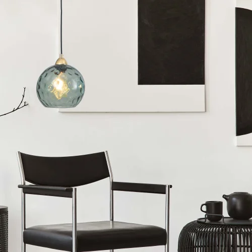 LAMPADARIO SOSPESO 1 LUCE CON PARALUME FUMÉ NERIUM LAMPADARIO SOSPESO 1 LUCE CON PARALUME FUMÉ NERIUM