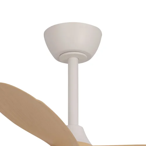 VENTILATORE DA SOFFITTO CON LUCE MOTORE DC SIERRA COLORE LEGNO CHIARO Ø 91,4 CM
