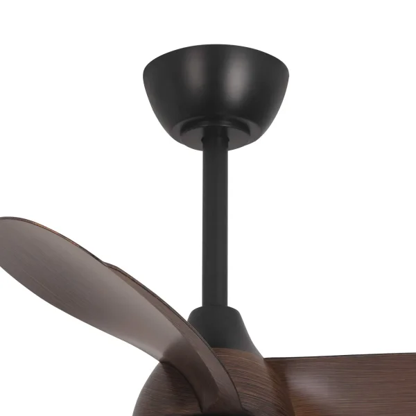 VENTILATORE DA SOFFITTO CON LUCE MOTORE DC SIERRA COLORE NOCE Ø 91,4 CM