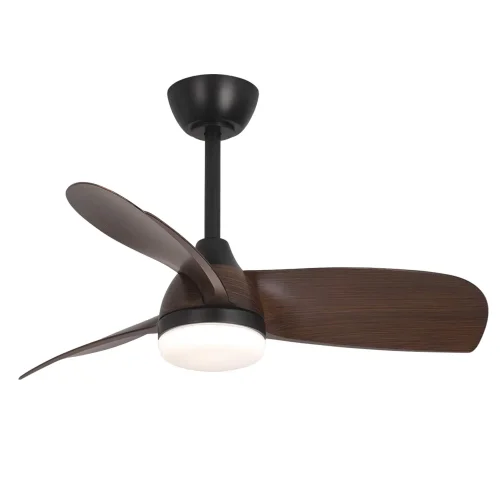 VENTILATORE DA SOFFITTO CON LUCE MOTORE DC SIERRA COLORE NOCE Ø 91,4 CM