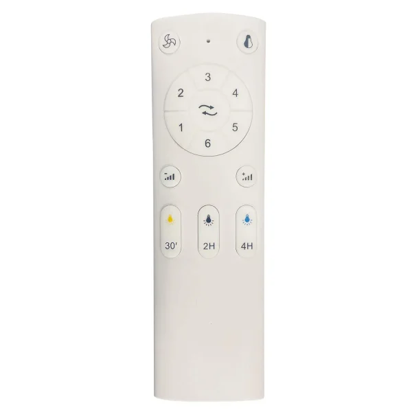 VENTILATORE DA SOFFITTO CON LUCE MOTORE DC BELIZE NERO/LEGNO NOCE Ø 135,2 CM