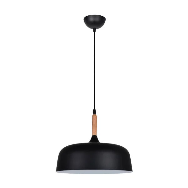 LEAH NERO CIONDOLO IN ALLUMINIO