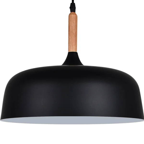 LEAH NERO CIONDOLO IN ALLUMINIO