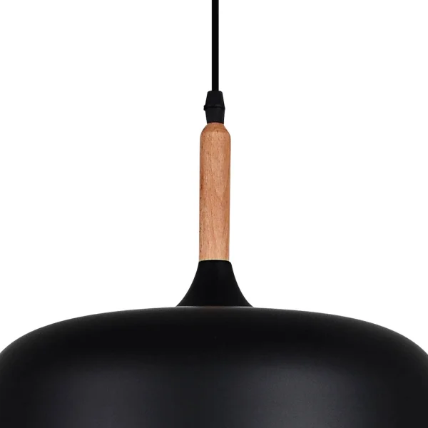 LEAH NERO CIONDOLO IN ALLUMINIO