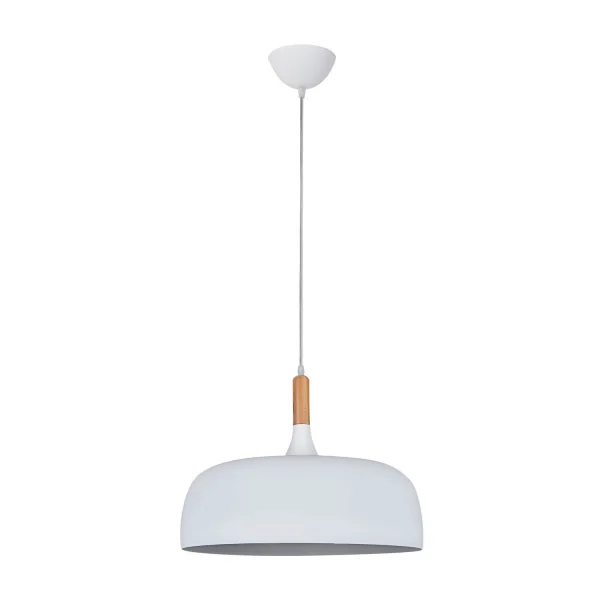BIANCO LEAH CIONDOLO IN ALLUMINIO 48CM BIANCO LEAH CIONDOLO IN ALLUMINIO 48CM