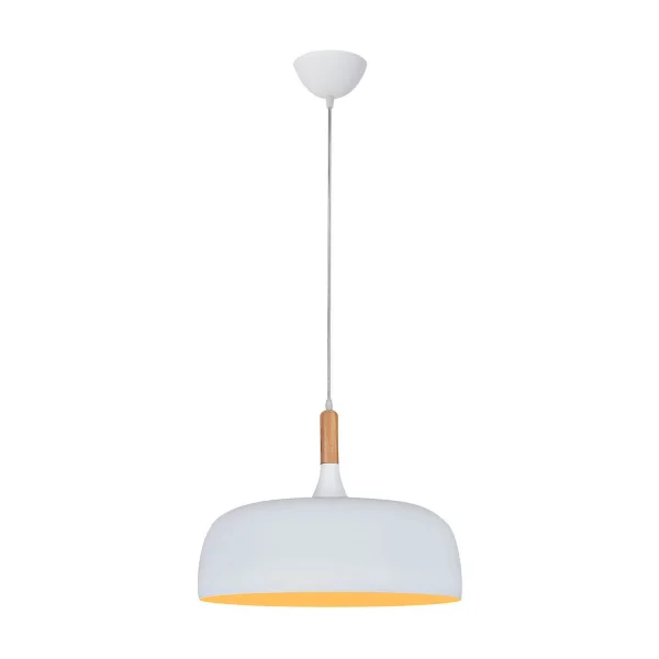 BIANCO LEAH CIONDOLO IN ALLUMINIO 48CM BIANCO LEAH CIONDOLO IN ALLUMINIO 48CM