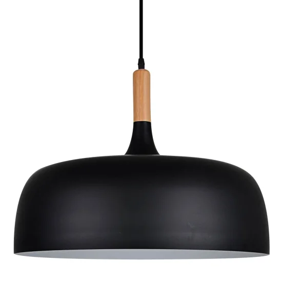 CIONDOLO IN ALLUMINIO NERO LEAH 48CM