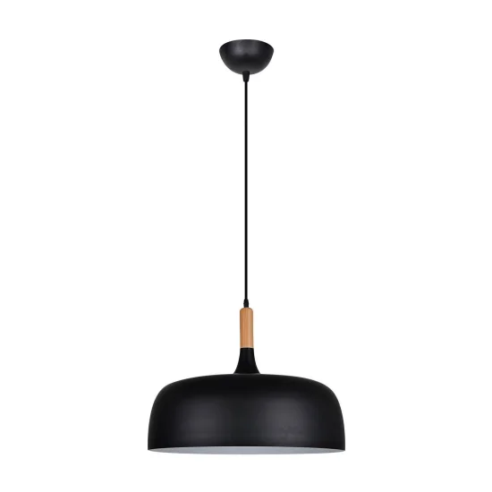 CIONDOLO IN ALLUMINIO NERO LEAH 48CM 2