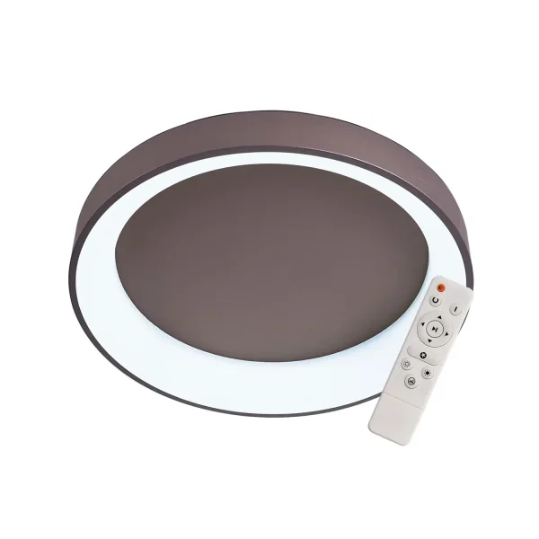 PLAFÓN DE TECHO LED FELICIANO 64W REGULABLE CAFÉ