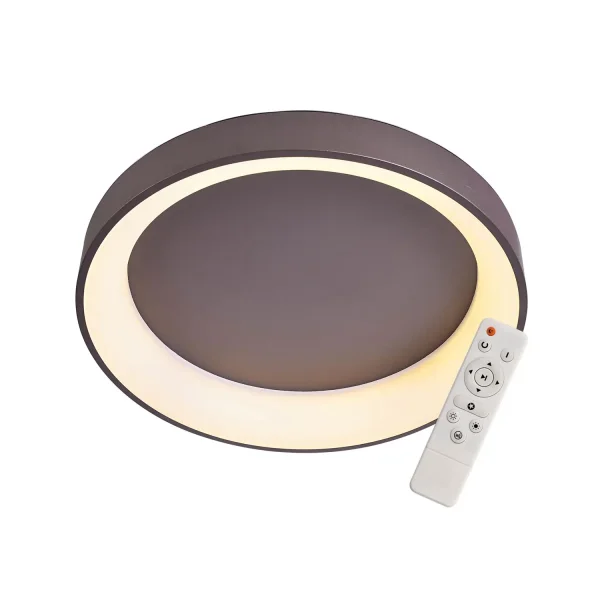 PLAFÓN DE TECHO LED FELICIANO 64W REGULABLE CAFÉ
