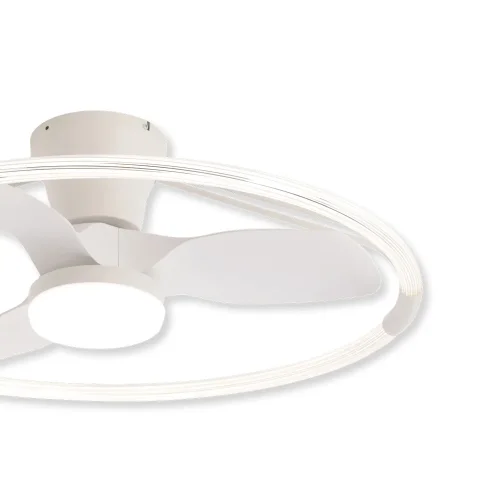 VENTILATORE DA SOFFITTO STILE PLAFONIERA LED 40W 3000-6000K 3 PALE BIANCO PIETRO VENTILATORE DA SOFFITTO STILE PLAFONIERA LED 40W 3000-6000K 3 PALE BIANCO PIETRO