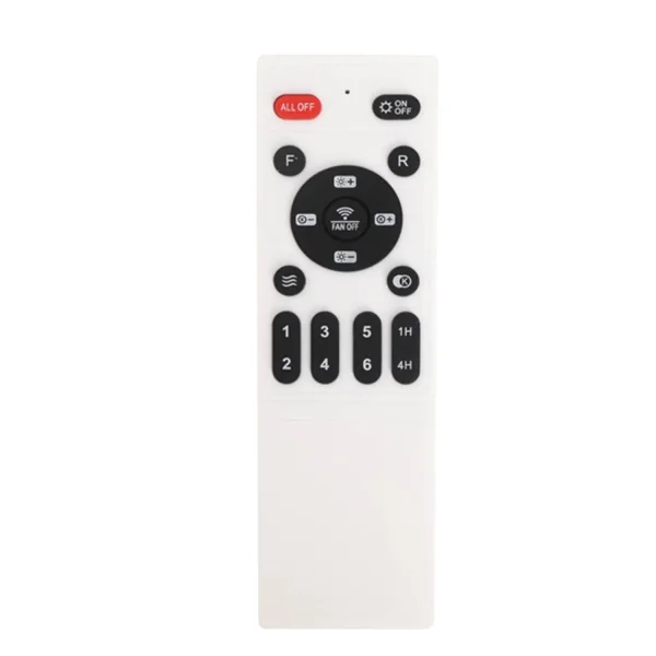VENTILATORE DA SOFFITTO STILE PLAFONIERA LED 48W 3000-6000K 5 PALE BIANCO GLIMMER VENTILATORE DA SOFFITTO STILE PLAFONIERA LED 48W 3000-6000K 5 PALE BIANCO GLIMMER