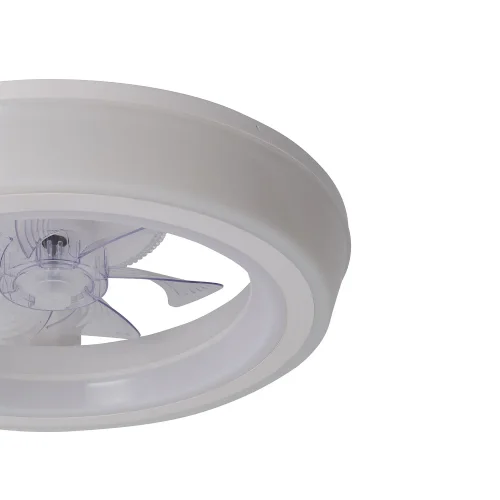 VENTILATORE DA SOFFITTO STILE PLAFONIERA LED 48W 3000-6000K 5 PALE BIANCO CLARISSE VENTILATORE DA SOFFITTO STILE PLAFONIERA LED 48W 3000-6000K 5 PALE BIANCO CLARISSE