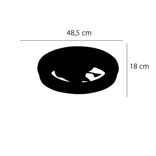 VENTILATORE DA SOFFITTO STILE PLAFONIERA LED 48W 3000-6000K 5 PALE BIANCO CLARISSE VENTILATORE DA SOFFITTO STILE PLAFONIERA LED 48W 3000-6000K 5 PALE BIANCO CLARISSE
