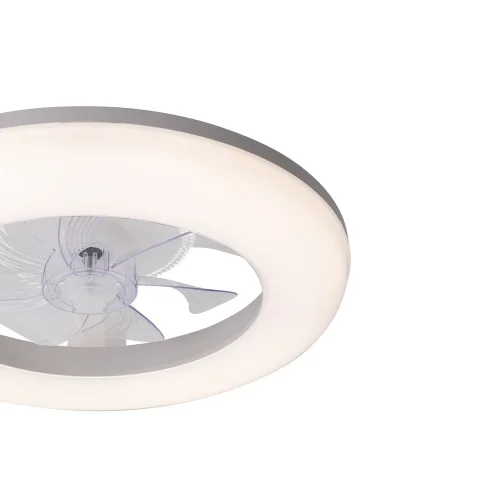 VENTILATORE DA SOFFITTO STILE PLAFONIERA LED 48W 3000-6000K 5 PALE BIANCO ELYSIAN VENTILATORE DA SOFFITTO STILE PLAFONIERA LED 48W 3000-6000K 5 PALE BIANCO ELYSIAN