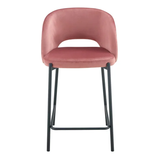 SGABELLO TAPPEZZATO ROSA CLOTILDE 2