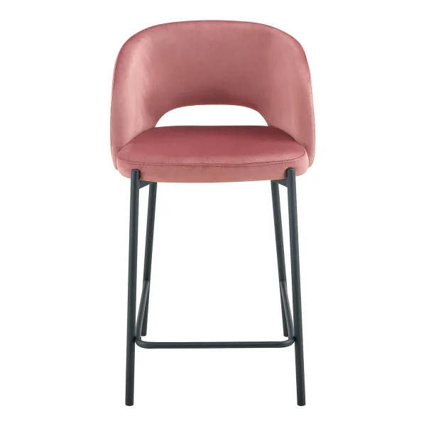 SGABELLO TAPPEZZATO ROSA CLOTILDE SGABELLO TAPPEZZATO ROSA CLOTILDE