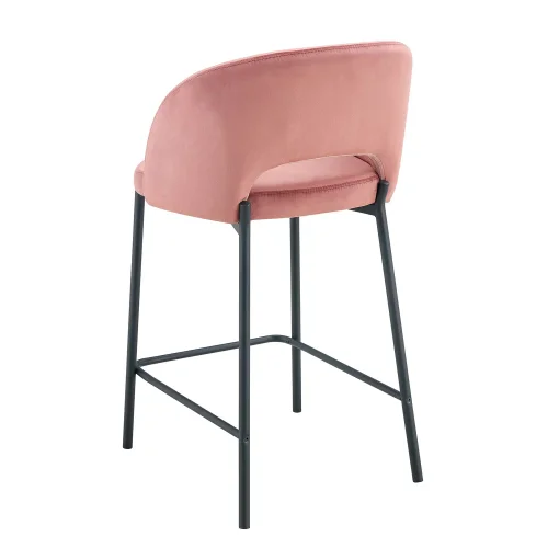 SGABELLO TAPPEZZATO ROSA CLOTILDE SGABELLO TAPPEZZATO ROSA CLOTILDE