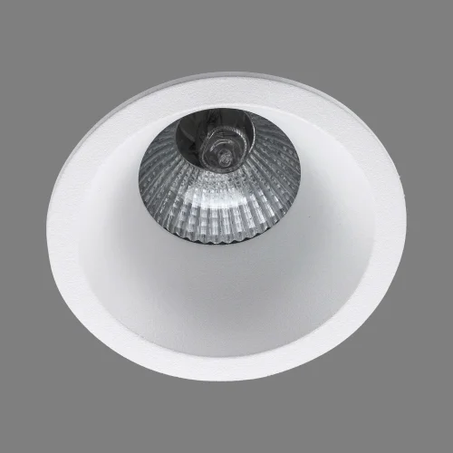 FARETTO INCASSATO ROTONDO EXTRA PROFONDO 3,5 CM IN ALLUMINIO BIANCO