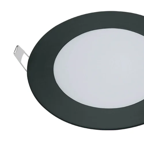 DOWNLIGHT LED CIRCOLARE 6W 3000K-6000K Ø 12 CM NERO DOWNLIGHT LED CIRCOLARE 6W 3000K-6000K Ø 12 CM NERO