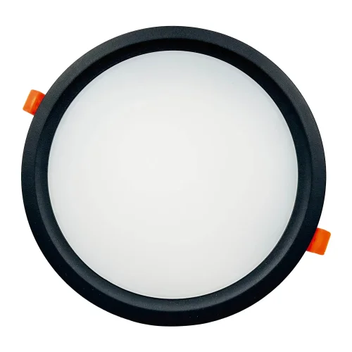 DOWNLIGHT LED CIRCOLARE 32W 3000K-6000K Ø 29,5 CM NERO DOWNLIGHT LED CIRCOLARE 32W 3000K-6000K Ø 29,5 CM NERO