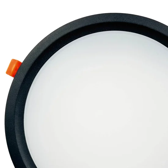 DOWNLIGHT LED CIRCOLARE 32W 3000K-6000K Ø 29,5 CM NERO 2