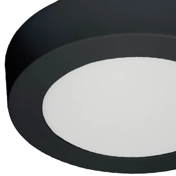 DOWNLIGHT LED DA SUPERFICIE CIRCOLARE 6W 3000K-6000K Ø 12 CM NERO DOWNLIGHT LED DA SUPERFICIE CIRCOLARE 6W 3000K-6000K Ø 12 CM NERO