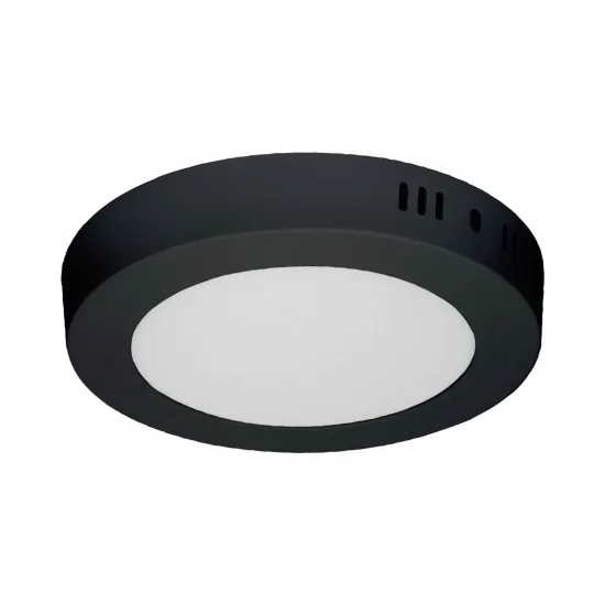 DOWNLIGHT LED SUPERFICIE CIRCOLARE 18W 3000K-6000K Ø 22 CM NERO