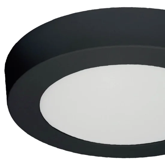 DOWNLIGHT LED SUPERFICIE CIRCOLARE 18W 3000K-6000K Ø 22 CM NERO 2