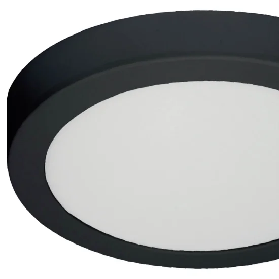 DOWNLIGHT LED SUPERFICIE CIRCOLARE 24W 3000K-6000K Ø 29,5 CM NERO 2