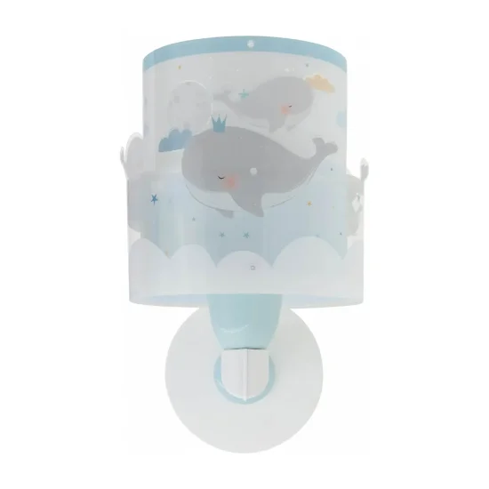 APPLIQUE MURALE INFANTILE WHALE DREAMS BLU 2