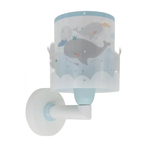APPLIQUE MURALE INFANTILE WHALE DREAMS BLU