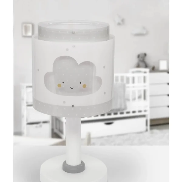 LAMPADA DA TAVOLO PER BAMBINI NUVOLA GRIGIA