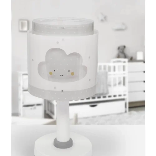LAMPADA DA TAVOLO PER BAMBINI NUVOLA GRIGIA