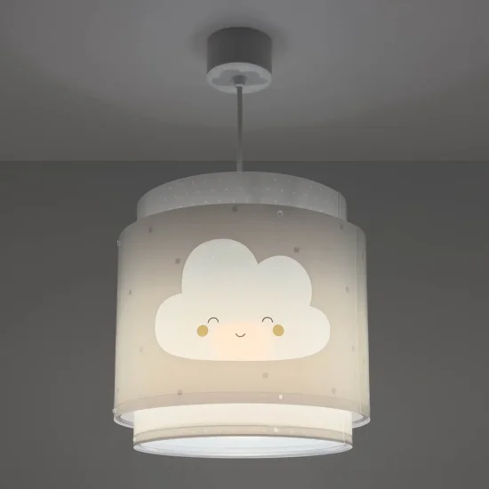 LAMPA A SUSPENSIONE PER BAMBINI NUVOLETTA GRIGIA 2